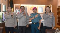 Komandan Lantamal VI Silaturahmi ke Polda Sulsel