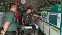 Kolonel inf Ribinson Talupadang Kasiter Korem 051 Tinjau Lokasi TMMD ke 115