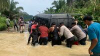 Banjir Kembali Merendam Jalan Perlak Lokop Segment 1 PPTK Wilayah Segment 3 Perlak Lokop Aceh Timur.