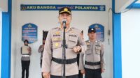 Upacara Penyerahan Jabatan Kasat Lantas dari Kapolres Pasangkayu pada Pejabat Baru.