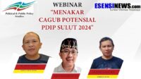 P3S Gelar Webinar Bedah Calon Potensial Gubernur Sulawesi Utara dari PDIP