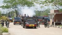 Satbrimob Polda Kalbar Latih Kemampuan Anti Anarkis
