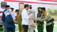Presiden dan Ibu Iriana Tiba di Kabupaten Sumbawa