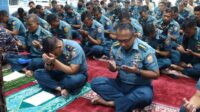 Awali Rutinitas Bulanan, Lantamal VI Makassar Laksanakan Doa Bersama