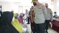 Kapolrestro Tangerang Kota: Distribusi BLT BBM, BPNT, PKH di Pabuaran Tumpeng Lancar