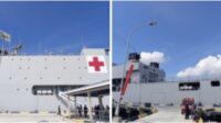 Kapal Rumah Sakit KRI Dr Suharso-990 Tiba Di Wakatobi.