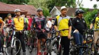 Danrem 071/Wijayakusuma ramaikan Gowes kerukunan Hari Amal Bhakti Kemenag ke 77.