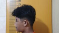 Diduga Cabuli Anak di Bawah Umur, Seorang Pemuda Digiring Ke Rutan Polsek Bukit Raya.