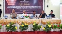 Asisten III drh.Ma’ruf Wakili Bupati Barru pada Acara Uji Publik Penataan Dapil dan Jumlah Anggota DPRD Barru Pemilu 2024
