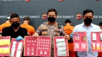 Polres Garut Amankan Pelaku Pengedar Narkoba Pada Ops Antik Lodaya 2022.