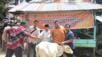 Upaya Meningkatkan Kesejahteraan Masyarakat, Ade Fadly Pranata Bintang, S.Ked., Salurkan Bantuan Ternak