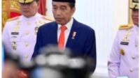 Presiden Jokowi Lantik Muhammad Ali sebagai KSAL di Istana Negara