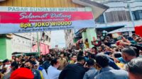 Presiden Jokowi Tinjau Aktivitas Pasar Bunda Sri Mersing di Dumai