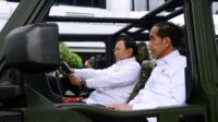 Momen Prabowo Sopiri Jokowi Saat Jajal Alutsista Buatan Indonesia