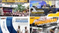 Saat beri Penghargaan pada Anggota Berprestasi, Kapolres Tulungagung Ingatkan Anggota Tidak buat Pelanggaran.