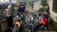 Merespon Keluhan Masyarakat terkait Knalpot Bising, Polsek Tanjungkerta Polres Sumedang Lakukan Penertiban Knalpot Bising