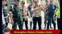 Sinergitas Polres Cirebon Kota Dengan TNI, gladi Kirab Budaya Merah Putih
