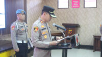 Kapolres Sumedang Lantik Kenaikan Pangkat Pengabdian Terhadap Dua Personilnya