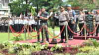 Jaga dan Amankan Kondusifitas Wilayah, TNI-Polri se-Eks Karesidenan Banyumas gelar Apel Jam Pimpinan.