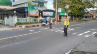 Ciptakan Rasa Aman dan Lancar, Sat Samapta Polres Tasikmalaya Kota Gelar Strong Point Pagi Hari