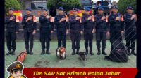 Tim SAR Sat Brimob Polda Jabar Laksanakan Siaga Antisipasi Terjadinya Bencana Alam