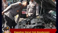 Kapolres Garut Cek Kendaraan Jelang Ops Ketupat Lodaya 2023