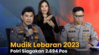 Mudik Lebaran 2023, Polri Siagakan 2.694 Pos