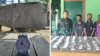 5,4 Kilogram Ganja Berhasil Diamankan Satgas Pamtas Yonif 132/BS di Perbatasan RI-PNG