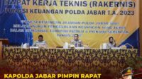 Kapolda Jabar Pimpin Rapat Kerja Teknis Gingsi Bidang Keuangan Polda Jabar Tahun 2023