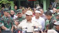 Kunjungan kerja Menhan RI Prabowo Subianto ke Wilayah Kodim 0609/Cimahi  untuk Serahkan Kendaraan Operasional pada Babinsa