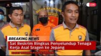 Sat Reskrim Ringkus Penyelundup Tenaga Kerja Asal Sragen ke Jepang