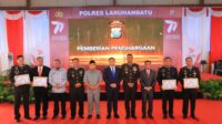 Serba – serbi Hari Bhayangkara ke-77 di Polres Labuhanbatu