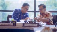 Suardi Saleh Terima Audiensi STIE AMKOP Makassar di Lt.5 MPP Ruang Rapat Kantor Bupati Barru