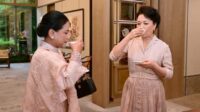 Momen Ibu Iriana Jokowi Minum Teh Dengan Madam Peng Liyuan