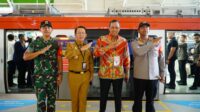 Presiden Joko Widodo Tinjau Stasiun LRT Jatimulya Dandim 0509 Dampingi Danrem 051 Berikan Pengamanan Berlapis