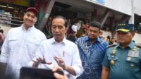 Kunjungi Pasar Sukaramai, Presiden Tinjau Kondisi dan Harga Sejumlah Komoditas Pangan