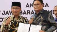 Pemda Barru Bersama Pemprov Jabar MoU  Pengembangan Potensi Daerah dan Pelayanan Publik di Gedung Sate Kota Bandung