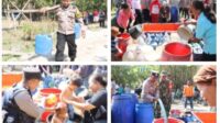 Polri Salurkan Bantuan Air Bersih Atasi Kekeringan di Grobogan