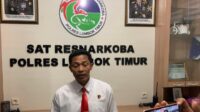 Satresnarkoba Polres Lombok Timur Catat 27 Kasus Narkoba Terjadi sejak Agustus, Diduga Modus Baru Penyelundupan Melalui Tablet