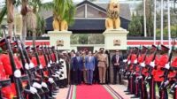 Presiden Republik Kenya William Ruto bersama Presiden Joko Widodo Mengunjungi Jomo Kenyatta’s Mausoleum, Nairobi, Republik Kenya
