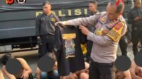 Sat Samapta Polres Bogor Berhasil Amankan 10 orang Gengstar Yang Meresahkan Warga Kabupaten Bogor