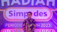 Bupati Suardi Saleh Membuka Secara Resmi Panen Hadiah Simpedes ( PHS) Periode I Th.2023 BRI Kanca Barru