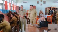 Bupati Barru Pantau Langsung Uji Kompotensi ASN Pemkab Barru di Lab. Teknik Informatika SMKN 1 Barru