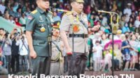 Bapak Kapolri Jendral Polisi Drs Listyo Sigit Prabowo MSi Bersama Bapak Panglima TNI Pimpin Wisuda Prabhatar Akademi TNI dan Akpol
