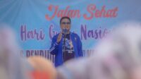 Hari Guru Nasional 2023, Bupati Suardi Saleh Lepas Peserta Jalan Santai Lingkup Diknas Kabupaten Barru