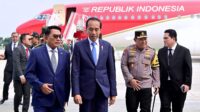 Setelah Kunjungan ketiga Negara, Presiden Jokowi, tiba di Pangkalan TNI AU Halim Perdanakusuma, Jakarta.
