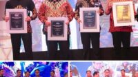 Wow Mantap..!! lagi-lagi Bupati Barru Raih Penghargaan,kini SMSI Award Kategori Kepala dan Pemerintah Daerah Peduli Media dari Ketua SMSI di Hotel Claro, Makassar