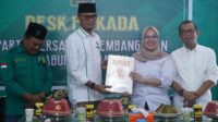 Disambut Hangat, Andi Ina Kartika Sari Kembalikan Formulir Bakal Calon Bupati Barru 2024 di Partai PPP Barru