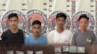 Sat Resnarkoba Polres Mateng Kembali Ungkap Kasus Sabu: 1 Pengguna dan 3 Kurir Diamankan