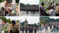 Jelang Peringatan HUT Bhayangkara ke-78, Dankorbrimob Polri Ziarah dan Tabur Bunga.